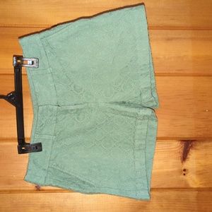 Loft size 0 women's lace shorts
